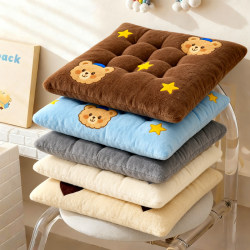 Polyester-Cotton Seat Cushion Chair Pad for Office Long Sitting Dormitory Students Anti-Butt Pain Soft Thick Cushion for Floor Winter Butt Cushion