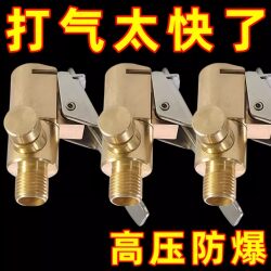 Car Air Pump with American Threaded Air Nozzle Adapter, Car Tire Pump Accessories, Quick Conversion Adapter