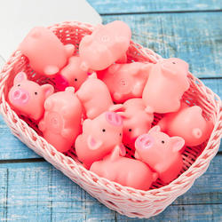 Mini Pink Pig Squeeze Toy Silicone Press Toy for Children Cute Cartoon Stress Relief Gadget Stress Relief Toy Pig