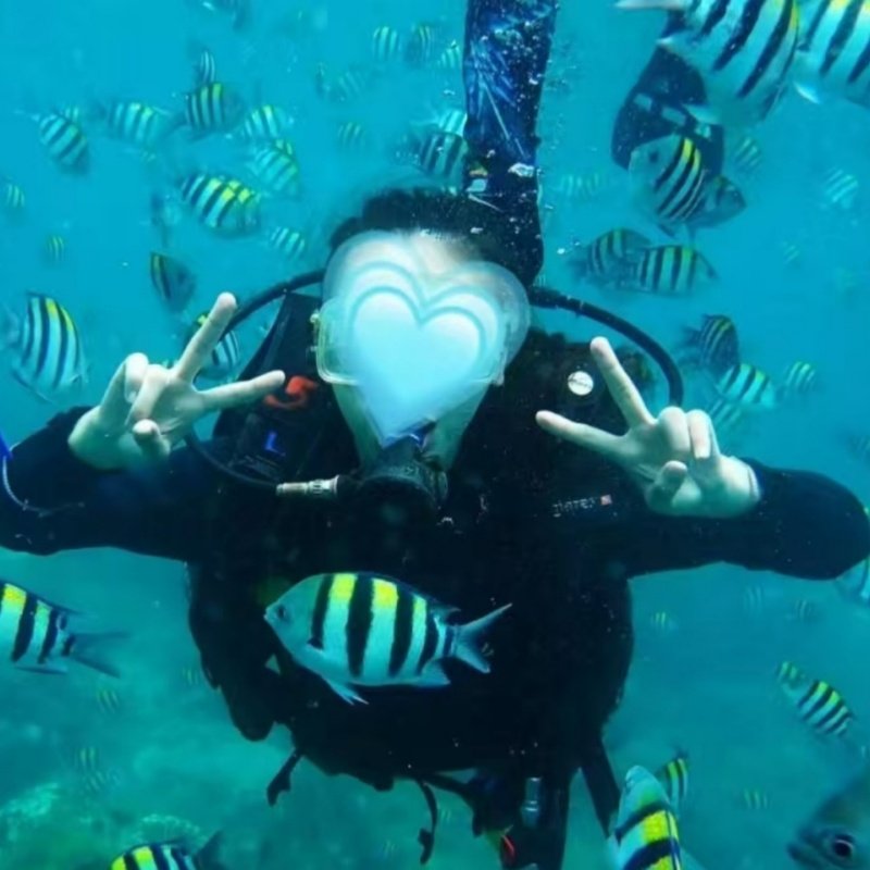 亚龙湾远海珊瑚礁潜水+摩托艇+香蕉船【2人起订,多种项目可选】