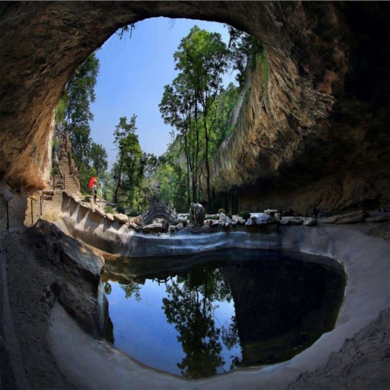 潭溪山+玻璃桥+天上村落牛记庵+琉璃文化园2日游