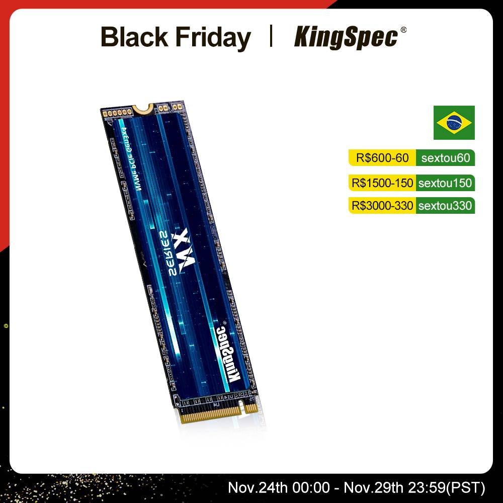 KINGSPEC M2 NVME 2280 128GB 256GB 512GB 1TB SSD M.2 2280 PCI-