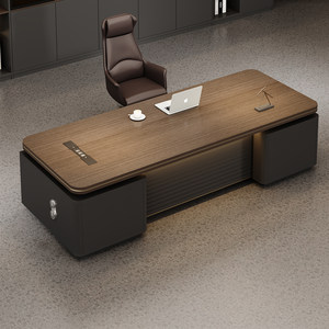 
Light luxury boss desk office desk and chair combination, simple and modern senior president executive leadership executive desk office furniture