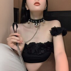 Collar for Men, Leash for Dogs, Sexy and Flirtatious Couple Style Training Leash, Collar for Men, Collar for Women, Puppy Bell