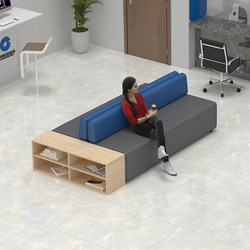 Silver Administration Service Hall, Cinema, Clothing Store, Parent Waiting Rest Area, Bookshelf, Integrated Sofa, Reception Area