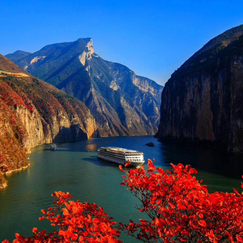 重庆奉节白帝城三峡之巅三峡瞿塘峡一日游私家团火车接站送站接送