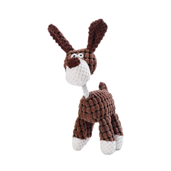 
Pet toys resistant to bites cats and dogs plush toys dogs can't bite and grind their teeth and make sounds donkey puppy pet supplies