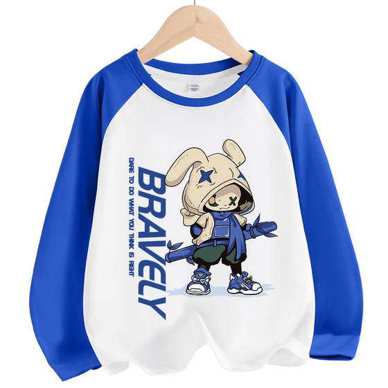 
Jeanswest boys long-sleeved T-shirt 2026 new spring and autumn tops for boys and girls trendy brand children's clothing boys and girls spring clothing