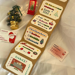 Accordion-Style Card Album with Pull-Out Greeting Cards, DIY Handmade Material Kit, High Aesthetic Value, Instagram-Style, Gift for Girlfriend/Best Friend