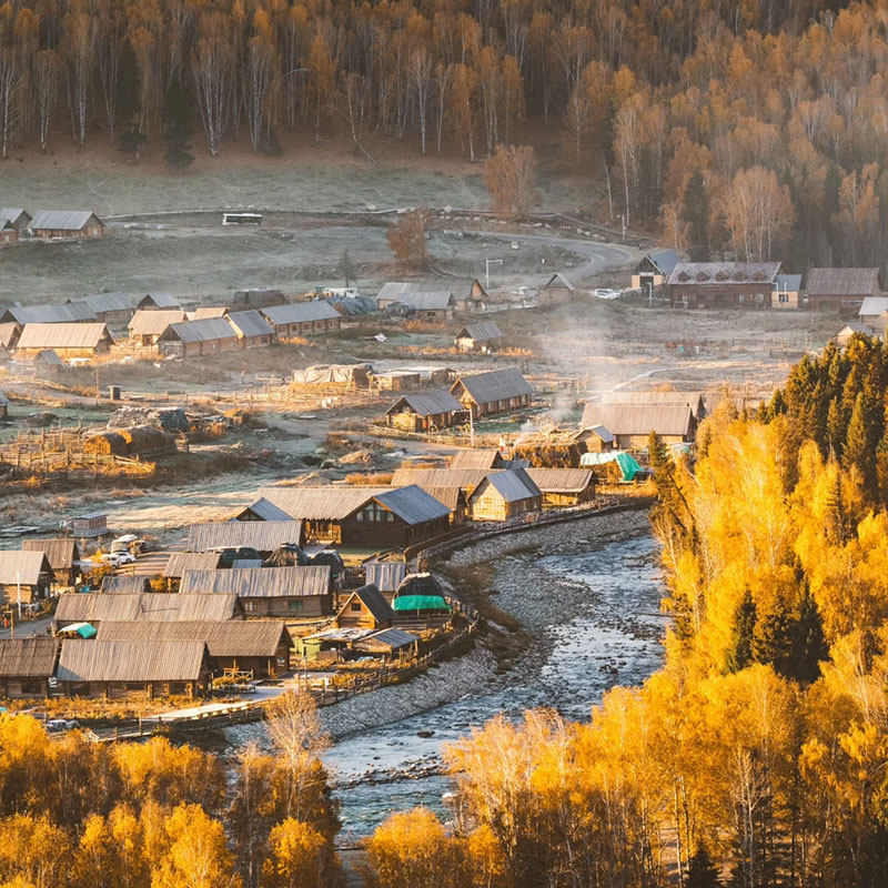 【1+1头等舱车】新疆2-6人小团 北疆喀纳斯禾木赛湖8日游含接送机