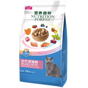 
Nutritious forest cat food salmon freeze-dried general cat staple food double full price nutritious stray cat food for adult cats and kittens