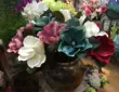 Yuhan đơn lớn mộc lan grandiflora mô phỏng hoa mộc lan bông gòn hoa mô phỏng nội thất gia đình hoa trang trí sàn chậu hoa giả lớn lan gia hac Cây hoa trang trí