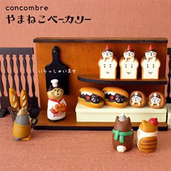 Japanese-Style Cat Zakka Bakery Coffee Shop Cake Decoration Mini Scene Food Toy Figurines ins Dress-Up Gift