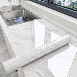 Kitchen Oil-Proof Stickers Waterproof Self-Adhesive High Temperature Resistant Stove Countertop Tile Renovation 2025 New Marble Film