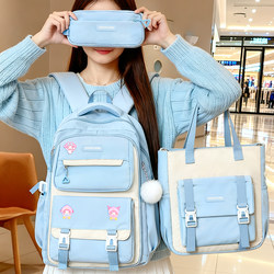 2025 New Model Lightweight and Burden-Reducing Large-Capacity Waterproof Schoolbag for Boys and Girls in Grades One to Three and Six