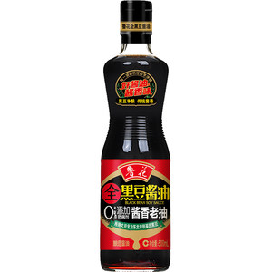 
[Luhua Straight Hair] Luhua Black Bean Soy Sauce Fragrance Dark Soy Sauce 500ml Premium Dark Soy Sauce Wholesale Group Purchase