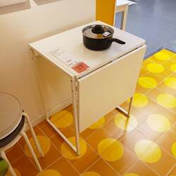 Internet Celebrity Style Mayus Folding Table for Home Use, Multifunctional Folding Dining Table for Small Households, Simple Dining Table