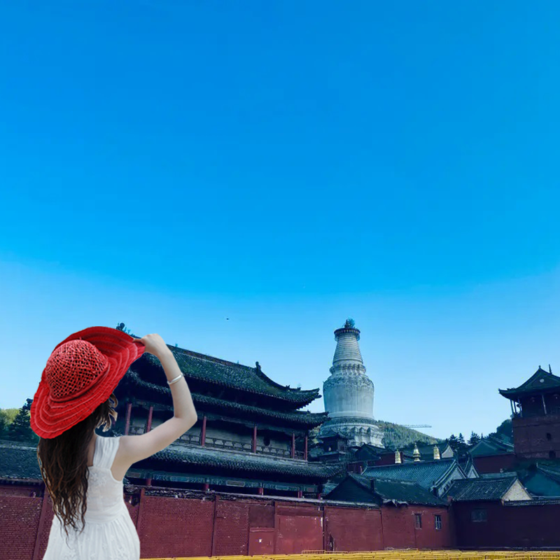 太原旅游2天1晚五台山大同悬空寺云岗石窟二日游纯玩含门票住宿