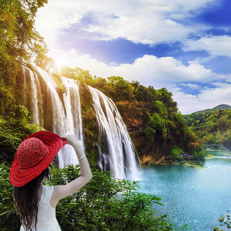 广西南宁旅游到德天瀑布一日游纯玩坚决不去名仕田园送意外险