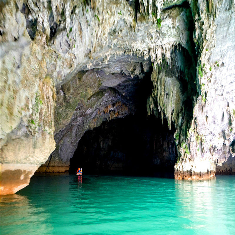 广西南宁旅游德天跨国瀑布+通灵大峡谷+巴马3天2晚跟团游长寿之乡