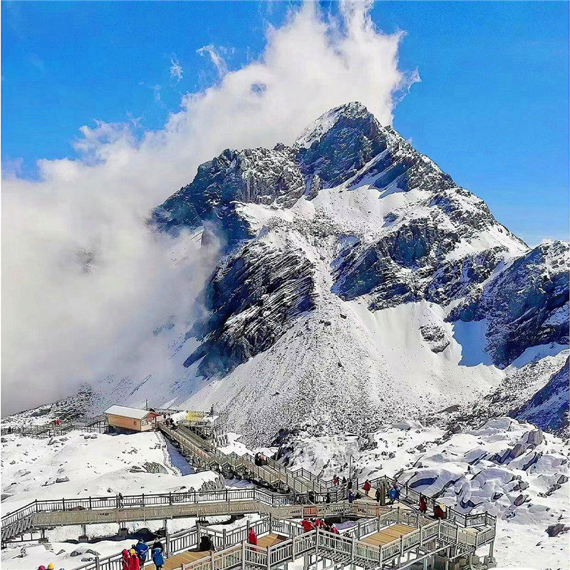 潮玩云南-动车直达丽江大理古城5天4晚赠送航拍/玉龙雪山冰川大索
