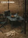 bộ ghế xếp gọn Hàn Quốc CONTAINER HÀNG HÓA ngoài trời bàn gấp cắm trại hợp kim nhôm dã ngoại thiết bị bàn ghế chiến thuật lớn bàn ăn gỗ xếp gọn bàn ăn ngoài trời gấp gọn 