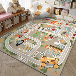 Children's Room Soundproof Carpet, Bedroom Crawling Mat, Boys' Play Area Game Mat, Parking Lot Play Mat, Silent Mat