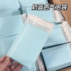 Packaging Bag ins Stylish and Beautiful Macaron-Style Bubble Wrap Bag, Shockproof and Thickened Foam Bubble Bag