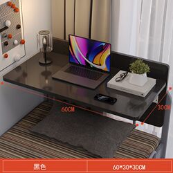 Simple Lazy Computer Desk for Bed, Foldable Desk for College Dorms, Perfect for Bunk Beds