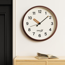 No-Drill 2025 New Model Home Clock Wall Clock Living Room Creative Simple Modern Bedroom Clock Wall-Mounted Silent Clock