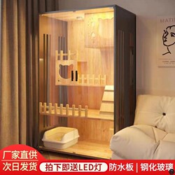 Cat Villa Cat House Home-Use Solid Wood Indoor Cat Cabinet Cat House with Extra Large Free Space Cat Climbing Frame Integrated Cat Cage