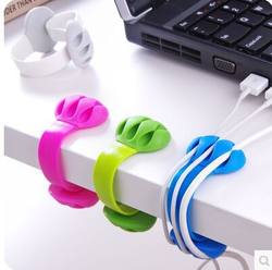 The store manager recommends desktop plug and wire fixing clip hub power cord winder buckle cable manager for organization