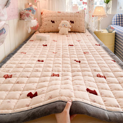 Autumn Milk Velvet Mattress Pad for Home Use, Thickened for Dormitory Students, Single Bed Pad, Winter Fleece Blanket Mattress