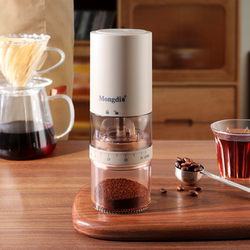Mongdio Electric Bean Grinder Household Portable Coffee Bean Grinder Manual Coffee Grinder Hand-Cranked Coffee Grinder