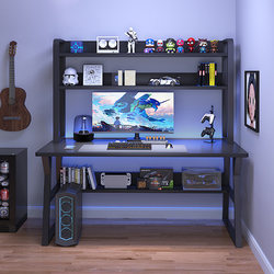 Computer Desk Desktop Home Bedroom Desk Bookshelf Integrated Desk Simple Modern Office Desk Gaming Desk Workbench