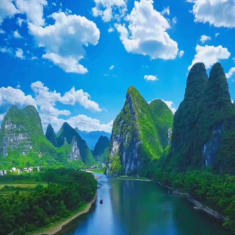 揭阳出发王牌桂林漓江古东瀑布世外桃源银子岩象鼻山双飞跟团5日