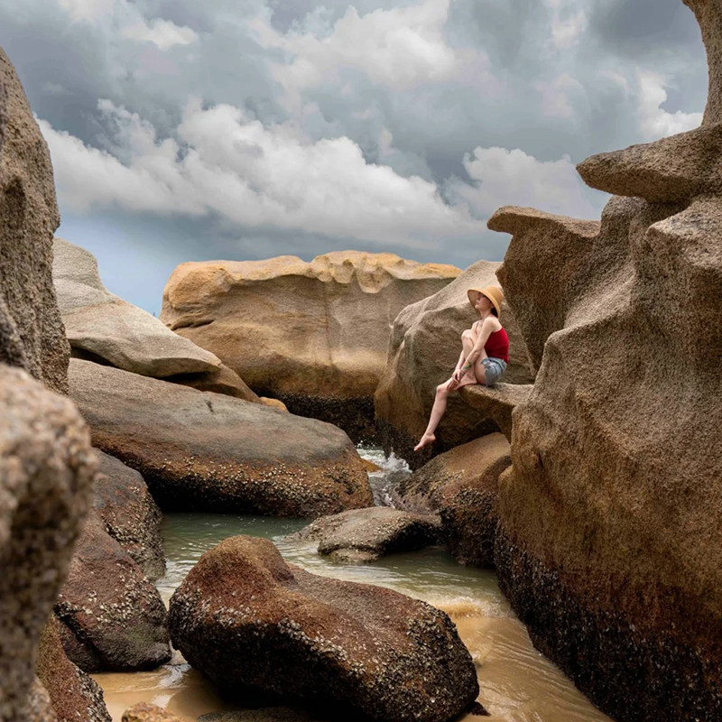 广州出发惠州2天1晚巽寮湾旅游磨子石景区三角洲岛直通车海景房
