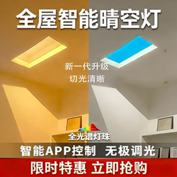 New [Cut Light Version] Clear Sky Light Modern Smart Kitchen Bathroom Entrance Blue Sky Light Natural Light Blue Sky Light