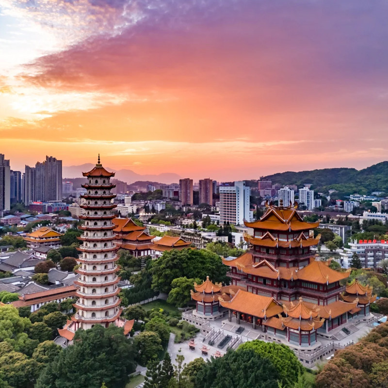 高铁火车出发福州平潭8天7晚自由行