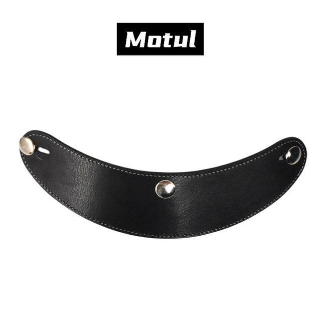 MOTUL three-button leather hat brim decoration MT901 retro helmet matching model