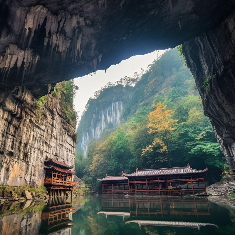 重庆5天4晚跟团游洪崖洞仙女山草原天生三桥乌江画廊磁器口解放碑