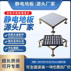 All-Steel Pvc National Standard Anti-Static Floor 600 600 Computer Room Monitoring Room Weak Current Elevated Movable Floor Manufacturer