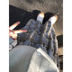 All-match splicing wasteland style wool skirt for women in autumn and winter 2025 slim plaid small a-line cake long skirt