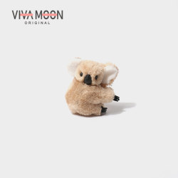 Korean and Japanese Cute Plush Koala Hair Clips, 3D Super Adorable Internet Celebrity Hair Clips for Stray Hair, Cartoon Hair Accessories