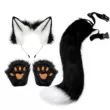 Halloween cáo phù hợp với tai và mũ mô phỏng đuôi cáo con thú trang phục Furui điều khiển động vật móng vuốt cos đạo cụ Đồ chơi đuôi cáo
