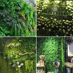 Artificial lawn simulated plant wall accessories fake flower lawn spider plant plastic balcony green plants flowers and plants wedding decoration