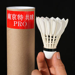 Authentic Nanjing Special-Grade Badminton Balls for Competition and Training, Professional-Quality, Unbranded, Flight-Stable, Durable, and Suitable for Use in the Gym