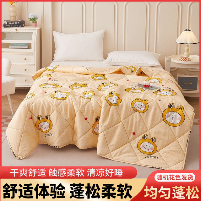 Summer air conditioner is cool in summer and can be machine washed in summer and quilts in summer and dormitory single quilt core 2025 new model