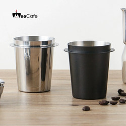 304 Stainless Steel Powder Dispenser Coffee Bean Measuring Cup Machine for Dispersing Powder Hand-Brewed Espresso Coffee Powder Dispenser Aroma Cup