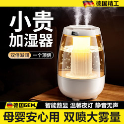 German Humidifier, Small 2024 New Model, Household Silent Bedroom Humidifier for Pregnant Women and Babies, Air Purifier for Office Desktop, Aromatherapy Essential Oil Small Spray Air Conditioner, Dormitory Moisturizing and Hydrating, Autumn and Winter Anti-Dry